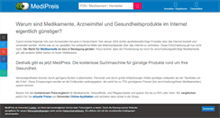 Desktop Screenshot of medizin.medipreis.de