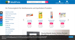 Desktop Screenshot of medipreis.de